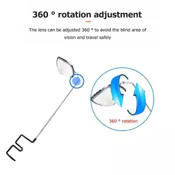 Очки для езды на велосипеде, зеркало, крепление для очков, зеркала заднего вида