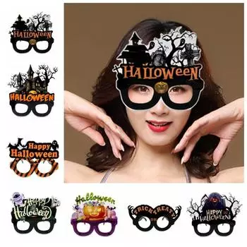 Очки для Хэллоуина в виде тыквы Пластиковые очки для вечеринки в честь Хэллоуина Атмосфера вечеринки Украшения Style 5