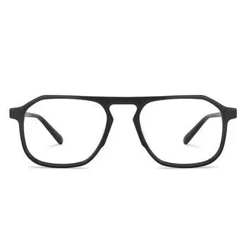 Очки для компьютера John Jacobs Blu Cut & Antiglare Zero Power | Прямоугольная форма с полной оправой | Для мужчин и женщин | Широкие | JJ E13346