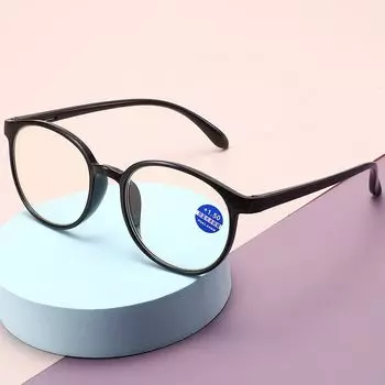 Очки для компьютера Очки для чтения с защитой от синего света Очки для пресбиопии Очки для дальнозоркости wine red-150