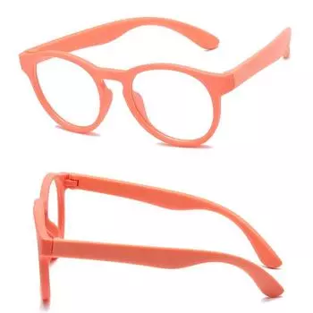 Очки для компьютера Очки Силиконовый фильтр для защиты глаз от синего света Синие очки Гибкие очки для детей Мальчики Девочки Уникальные 02 красный
