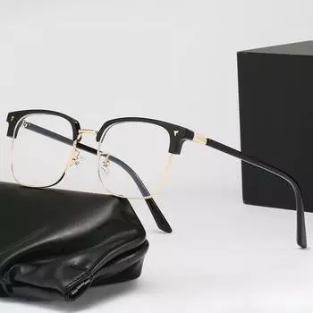 Очки для квадратных бровей TR90 с защитой от синего света Xiaohong в книжном стиле, модные мужские и женские очки для близорукости Anti blue light lenses