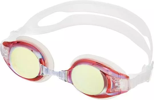 Очки для плавания AQA Junior Mirror Water Runner розовые зеркальные 1100 KM-1621