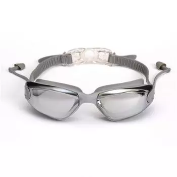 Очки для плавания Беруши для плавания профессиональные Водонепроницаемые очки HD Anti-Fog UV Silicone Регулируемые очки Мужские прозрачные очки