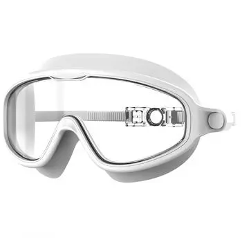 Очки для плавания для детей, мальчиков и девочек, водонепроницаемые, противотуманные, с гальваническим покрытием, с большой оправой, аксессуары для плавания