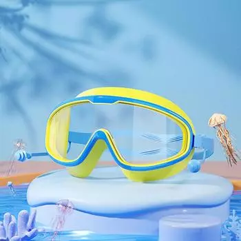 Очки для плавания для детей от 3 до 15 лет, не запотевающие, без утечек, прозрачные, с широким обзором, для мальчиков, девочек, для бассейна, пляжа, для плавания, аксессуары