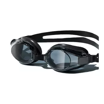 Очки для плавания для фитнеса с широкой видимостью и легкими поставками с защитой от ультрафиолета, водонепроницаемые и для плавания унисекс [FamGift] для взрослых, чёрный