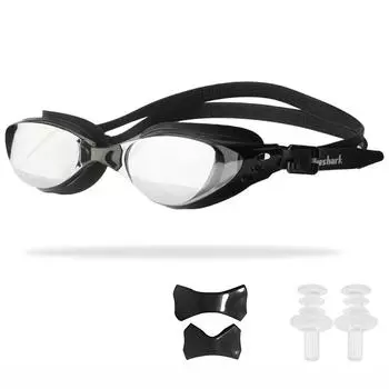 Очки для плавания для мужчин и женщин, противотуманные очки для плавания с УФ-защитой, гальванические водонепроницаемые очки для плавания