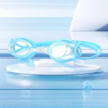 Очки для плавания для взрослых для мужчин и женщин, силиконовые очки с защитой от запотевания, водонепроницаемое снаряжение для плавания, плоские очки для плавания
