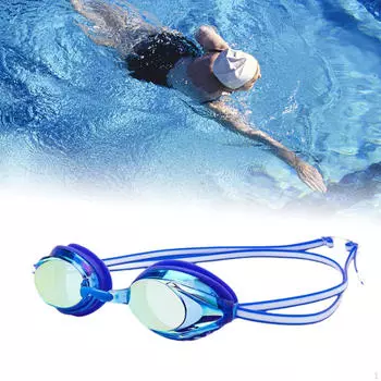 Очки для плавания для взрослых Очки для плавания Пляжные водные виды спорта на открытом воздухе темно-синий