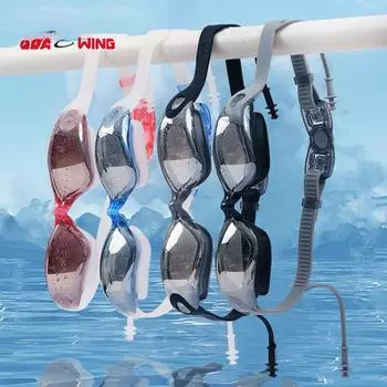 Очки для плавания HD Anti-Fog для близорукости для взрослых - водонепроницаемый силиконовый дизайн для мужчин и женщин