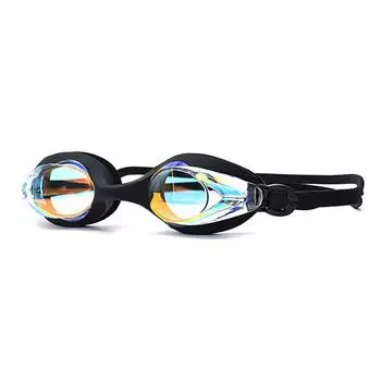 Очки для плавания HD для мужчин и женщин, силиконовые очки с защитой от запотевания, водонепроницаемое снаряжение для плавания, очки для плавания с гальваническим покрытием.