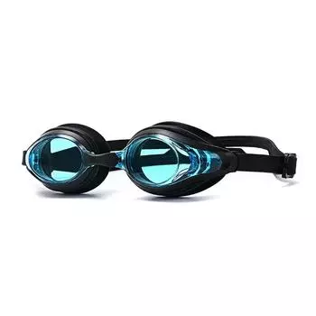 Очки для плавания HD для взрослых, плоские противозапотевающие очки для плавания, очки для мужчин и женщин, силиконовые водонепроницаемые очки для плавания
