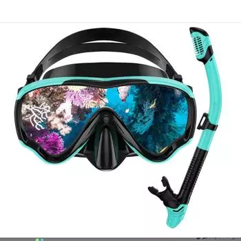 Очки для плавания Маска для подводного плавания с защитой носа Очки для плавания