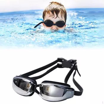 Очки для плавания, очки для воды для взрослых, для внутреннего подводного плавания, бассейна, черные чёрный