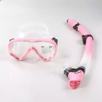 Очки для плавания при близорукости для взрослых, противотуманная маска для дайвинга с сухой трубкой, полнолицевая маска для подводного плавания с аквалангом