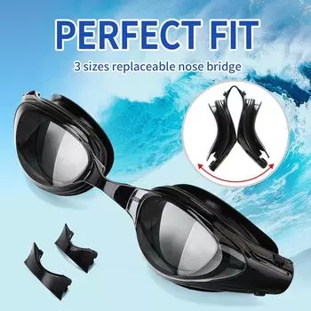 Очки для плавания, профессиональные противотуманные УФ-очки для плавания, мужские и женские силиконовые спортивные очки для плавания розовый