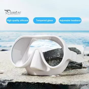 Очки для плавания с линзами из закаленного стекла, противотуманные, противотуманные, эргономичные, регулируемые, очки для подводной охоты, очки для плавания D