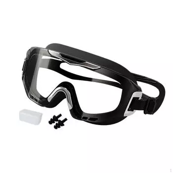 Очки для плавания с затычками для ушей, очки с регулируемым ремешком, затычки для ушей, противотуманные очки для плавания