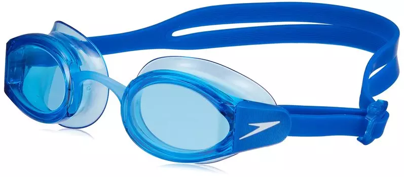 Очки для плавания Speedo Mariner Pro UV Cut Lens Один размер подходит большинству взрослых унисекс SE02201 Синий без защиты от запотевания