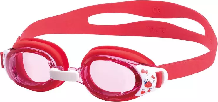Очки для плавания SWANS, сделаны в Японии, розовые, Hello Kitty, для детей от 3 до 8 лет, SW-KT11
