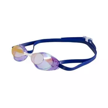 Очки для плавания SWANS Sniper Racing Модель Зеркальные линзы Одобренная WA Модель LTD24FW PUOR SR-10M (Navy/FF/Мужской, женский) тёмно-синий