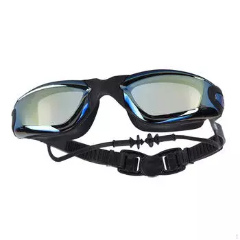 Очки для плавания женские водостойкие очки для дайвинга и подводного плавания в помещении черные чёрный