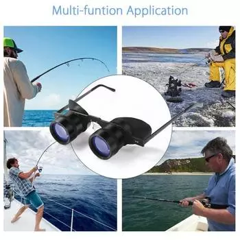Очки для рыбалки, 10-кратное увеличение, водонепроницаемые, противотуманные, прозрачные линзы, портативный бинокль для наблюдения за птицами, телескоп, очки ночного видения, очки для рыбалки Sets