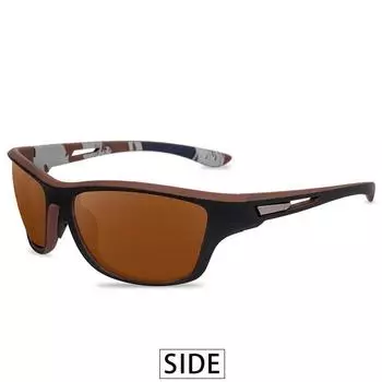 Очки для рыбалки, поляризационные солнцезащитные очки, очки для безопасного вождения, солнцезащитные очки, очки для спорта на открытом воздухе чёрный