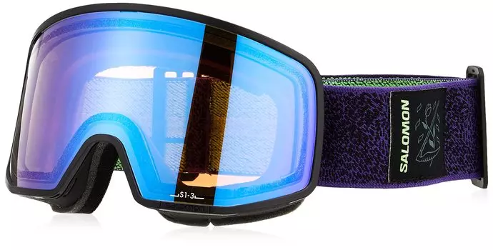 Очки для сноуборда LO FI PHOTO Модель L47001600 Один размер ЧЕРНЫЙ [Salomon] 2022-23 чёрный