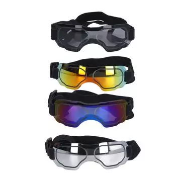 Очки для собак с регулируемым ремешком, с защитой от ультрафиолета, удобные, стильные, для улицы, для собак Black