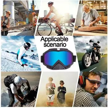 Очки для спорта на открытом воздухе, мотоциклетные очки, очки для езды на беговых лыжах с ветром и песком, очки для езды на мотоциклах, запчасти для мотоциклов