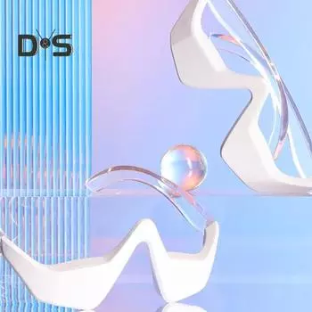 Очки для терапии красным светом для глаз Устройство под глазами с технологией Hot Compress 3D Surround Уход за глазами Уменьшает темные круги Усталость Повышение уровня коллагена для глаз белый