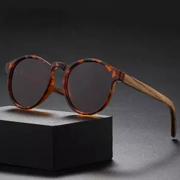 Очки для водителя 2025 года, новые модные поляризованные солнцезащитные очки с бамбуковой оправой, трендовая текстура, винтажные мужские и женские весенние солнцезащитные очки с дужкой
