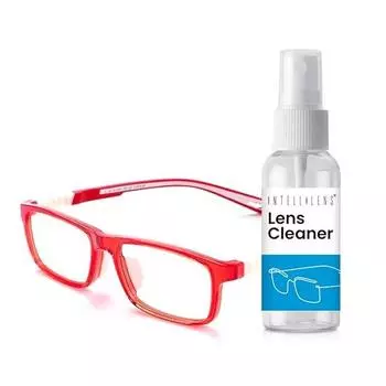 Очки Intellilens Square Kids для защиты глаз от компьютера с чистящим средством для линз | Очки с фильтром синего света(49-16-130)