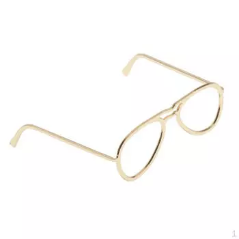 Очки из сплава 1/6 для 12-дюймовых фигурок мужчин и женщин золотой