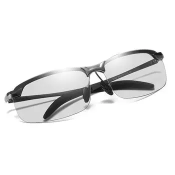 Очки, меняющие цвет, дневные фотохромные очки, солнцезащитные очки-хамелеоны, поляризационные очки ночного видения для вождения, ручная работа