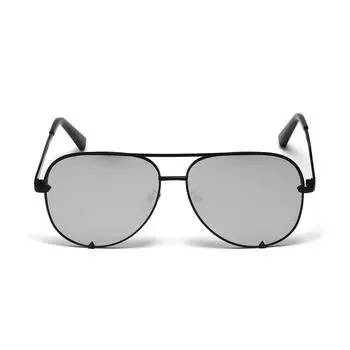 Очки Металлическая Стрела Жаба Двойной Луч Светоотражающие Ретро Летающие Личность Большие Солнцезащитные Очки Женские Солнцезащитные Очки Модные Мужские коричневый