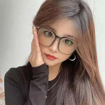 Очки по рецепту, женские очки с защитой от синего света, модные черные оправы для очков, сверхлегкие простые оправы для очков
