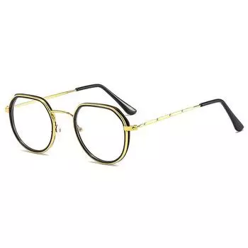 Очки Популярные Очки Блокировки Очков Оптические Очки Высокого Качества Горячая Распродажа Прозрачные Мужские Полигональные Компьютерные Очки Женские Ручной Работы серый