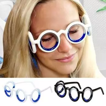 Очки против укачивания, без линз, жидкие, противоскользящие, портативные, против укачивания, для детей и взрослых, игровые очки от морской болезни, от воздушной болезни, от тошноты, очки белый