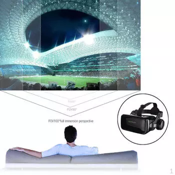 Очки реальности гарнитуры 3D для IOS Android Movie