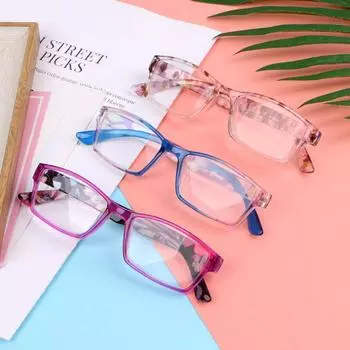 Очки Rein Unisex HD Eyewear Fashion Reading Glasses +1.0/+1.5/+2.0/+2.5/+3.0/+3.5/+4.0 Retro Прямоугольные бусины +3.5 белый