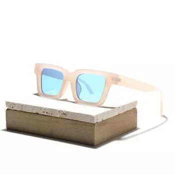 Очки Ретро квадратная оправа солнцезащитные очки мужские милые крутые очки в стиле арт оправа солнцезащитные очки женские