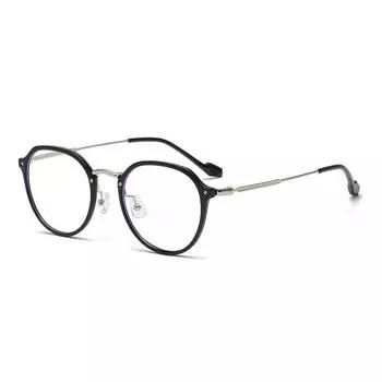 Очки с анти-синим светом, холодные коричневые многоугольные очки в оправе, женские очки для близорукости, модные простые очки