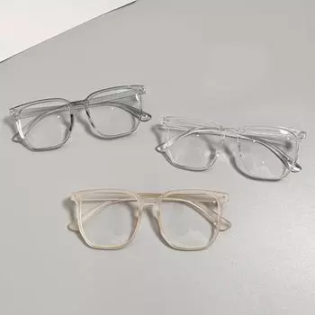 Очки с блокировкой синего света, унисекс, большая оправа, четкий обзор, прочный шарнир, прозрачные с полями, защита глаз, прозрачные очки с синим светом, очки, очки абрикосовый