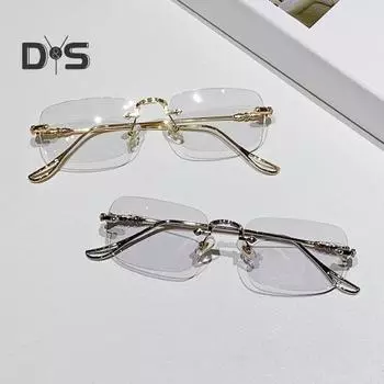Очки с блокировкой синего света, унисекс, большая оправа, без полей, четкий обзор, сильный шарнир, прозрачная защита глаз, прозрачные очки с синим светом, очки, очки золотистый