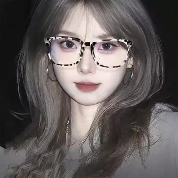 Очки с блокировкой синего света, унисекс, прозрачный вид, прочные шарниры с полями, защита для глаз, прозрачные очки с леопардовым принтом, очки с синим светом