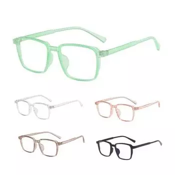 Очки с блокировкой синего света, унисекс, ретро, большая квадратная оправа, четкий обзор, сильный шарнир, защита глаз, прозрачные очки с синим светом, очки, очки белый