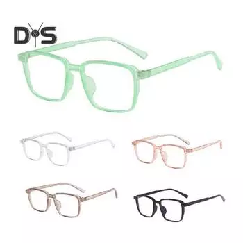 Очки с блокировкой синего света, унисекс, ретро, большая квадратная оправа, четкий обзор, сильный шарнир, защита глаз, прозрачные очки с синим светом, очки, очки шампанского